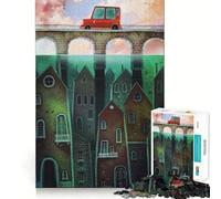 Puzzle di creature sottomarine da 1000 pezzi,gioco di abilità mentale,incastro stabile,parti che non si spostano,passatempo divertente per i lunghi weekend (38x26cm)