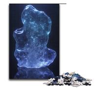 Puzzle di cristalli colorati 1000 pezzi in legno per adulti e bambini dai 12 anni in su per divertimento in famiglia 1000 pezzi (38x26 cm)