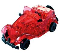 Puzzle di cristallo 3D auto d’epoca, rosso, 53 pezzi - HCM KINZEL