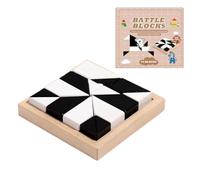 Puzzle Di Cubo Con Foglio Di Memoria | Puzzle Di Blocco Scartato 3D Con Vassoio | Puzzle-Di Educazione Precoce, Giocattolo Di Addestramento Della Capacità Logica Per Bambini In Età Prescolare, Bambini