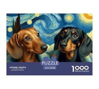 Puzzle di Cuccioli 1000 Pezzi per Adulti Puzzle per Adulti Animali Carini 1000 Pezzi Puzzle Giochi Educativi Bella Decorazione Puzzle 100% Cartone Riciclato 52x38cm/1000pz