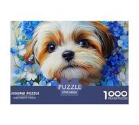 Puzzle di cuccioli carini per adulti e bambini, 1000 pezzi, ottimi regali, giocattolo a sfida, gioco educativo, decorazione per la casa, per adulti e bambini dai 14 anni in su, 38x26cm/1000pezzi.