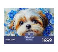 Puzzle di cuccioli carini per adulti e bambini,1000 pezzi, sfida fantaisiosa, giocattolo a sfida, giochi educativi, decorazione per la casa, per adulti e bambini dai 14 anni in su, 70x50cm/1000pezzi.