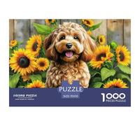 Puzzle di cuccioli carini per adulti e bambini, 1000 pezzi, sfida fantaisiosa, giocattolo a sfida, giochi educativi, decorazione per la casa, regali per giochi educativi, 70x50cm/1000pezzi.