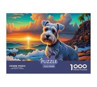Puzzle di cuccioli carini per adulti e bambini,1000 pezzi, sfida impossibile, giocattolo a sfida, giochi educativi, decorazione per la casa, per adulti e bambini dai 14 anni in su, 52x38cm/1000pezzi.