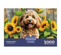 Puzzle di cuccioli carini per adulti e bambini, 1000 pezzi, sfida impossibile, giocattolo a sfida, gioco educativo, decorazione per la casa, per adulti e bambini dai 14 anni in su, 52x38cm/1000pezzi.