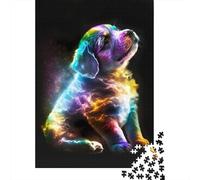 Puzzle di cuccioli di galassia carini per adulti, puzzle da 1000 pezzi per adolescenti dai 12 anni in su, regali per la vigilia di Natale, 1000 pezzi (75x50 cm)