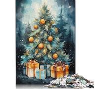 Puzzle di decompressione Whispers of Winter, puzzle rettangolare in carta per bambini e adulti dai 12 anni in su, regali di Natale, 1000 pezzi (75x50 cm)