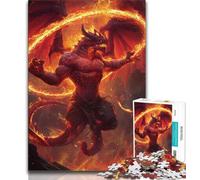 Puzzle di demoni per adulti, aiutano il cervello a esercitare i giocattoli avvincenti per coltivare la pazienza, adatti alle coppie, 50x75cm