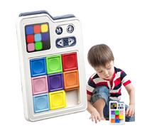 Puzzle di diapositiva a elettronici - puzzle scorrevole intelligente con luci e suono, gioco cerebrale portatile | Oltre 1000 sfide logiche puzzle per bambini di età compresa