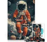 Puzzle di difficile risoluzione Consegna di sushi nello spazio per adulti, 1000 pezzi, con grafica accattivante, ideale per il relax e il divertimento Dimensioni ridotte 38x52cm