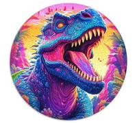 Puzzle di dinosauri antichi da 1000 pezzi per adulti Puzzle rotondi da 1000 pezzi per adulti Ideale per gli innamorati, perfetto come regalo di Natale, Capodanno e San Valentino (67,5x67,5cm)