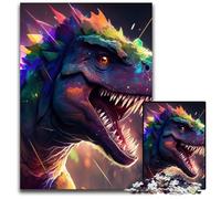 Puzzle di dinosauri per adulti, 1000 pezzi, in cartone, ideali per gli innamorati, perfetti come regalo di Natale, Capodanno e San Valentino, 26X38CM/10,23x14,96 pollici.