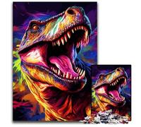 Puzzle di dinosauri per adulti, 1000 puzzle impossibili per adulti, ideale come decorazione fai da te e come regalo rompicapo, 50x75CM/19,68x29,52 pollici.
