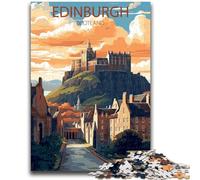 Puzzle di Edimburgo per adolescenti, 1000 puzzle, giochi divertenti per famiglie, attività divertenti a casa, regalo di compleanno, regali da viaggio, 1000 pezzi (26x38cm)
