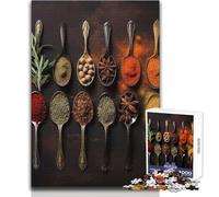 Puzzle di erbe e spezie per adolescenti da 1000 pezzi, risoluzione dei problemi, divertimento educativo, meravigliosa opzione regalo premurosa, dimensioni 38x52cm