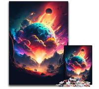 Puzzle di esplosione planetaria da 1000 pezzi, gioco interattivo per famiglie, sfida mentale, giocattolo educativo 50x75CM/19,68x29,52 pollici