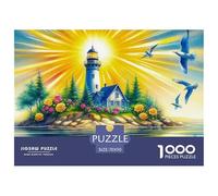 Puzzle di Fari, Puzzle per Adulti e Bambini. 1000 Pezzi Ottimi Regali Sfida Giocattolo Educativo Gioco Decorazione Casa per Adulti e Bambini Dai 14 Anni in Su 70x50cm/1000pcs