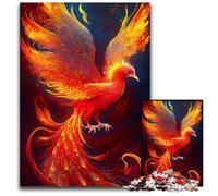 Puzzle di fenice animale per adulti, 1000 puzzle impegnativi, idea regalo di compleanno, gioco rompicapo impegnativo 50x75CM/19,68x29,52 pollici