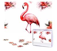 Puzzle di fenicottero dalle foto 1000 pezzi puzzle in legno personalizzati impegnativi puzzle per adulti Puzzle con immagini personalizzate regali per famiglia matrimonio amico