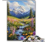 Puzzle di fiori colorati per adulti, 2000 pezzi, giocattoli avvincenti per stimolare l'intelligenza cerebrale, regali di compleanno per bambini dai 14 anni in su (70x100cm)