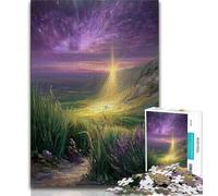 Puzzle di fiori di campo dipinti a olio per adulti e adolescenti, 1000 pezzi, giocattoli educativi per l'apprendimento, giochi per famiglie con poster abbinato e foglio di quiz, 50x75cm