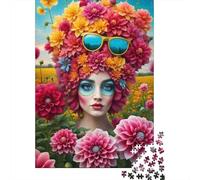 Puzzle di fiori e animali, giochi stimolanti per famiglie, puzzle in cartone riciclato al 100% per bambini adulti, regalo di compleanno, 1000 pezzi (75x50 cm)