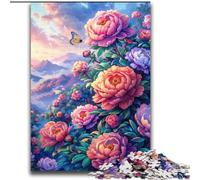 Puzzle di fiori e farfalle da 2000 pezzi per adulti, adatti a bambini dai 14 anni in su, ideali come regalo per tutta la famiglia (70x100cm)
