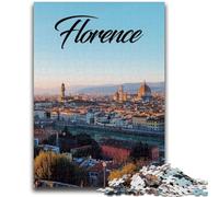 Puzzle di Firenze per adolescenti, 1000 pezzi, giochi divertenti per famiglie, attività divertenti a casa, regalo di compleanno, regali da viaggio, 1000 pezzi (26x38cm)