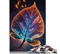 Puzzle di foglie mistiche per adulti, gioco educativo, regalo per bambini dai 12 anni in su, 520 pezzi (52x38 cm)