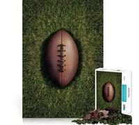 Puzzle di football americano su erba verde per ragazzi,1000 pezzi per un gioco divertente e stimolante,con incastri perfetti e un modo coinvolgente per passare il tempo libero (50x75cm)