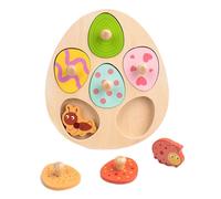 Puzzle di forme - Attività educative in legno di associazione e ordinamento | Puzzle a Cavigliette Forme - Idea Regalo Viaggio Scuola Ragazzi Ragazze