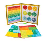 Puzzle di frammenti - primi giochi di matematica, accessori, set di apprendimento STEM | Strategie visive, sfide numeriche, esercizi di sviluppo cognitivo per bambini e studenti