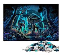Puzzle di funghi magici da 1000 pezzi per adulti, fai da te, regalo per la casa, gioco rompicapo 26X38CM/10,23x14,96 pollici
