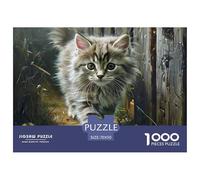 Puzzle di gatti con animali paffuti potenziatore di intelligenza educativo 1000 pezzi, per bambini e adulti, giocattolo di esercizio cerebrale 70x50cm/1000 pezzi