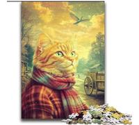 Puzzle di gatti da fattoria per adulti e adolescenti, 2000 pezzi, per bambini dai 14 anni in su, giochi divertenti, attività divertenti a casa, regali di compleanno, regali da viaggio (70x100cm)