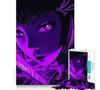 Puzzle di Geisha Anime per adulti,1000 pezzi,gioco di memoria e allenamento per la mente,taglio preciso,finitura di alta qualità,un modo coinvolgente per trascorrere il tempo libero (38x52cm)