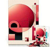 Puzzle di geometria sferica da 1000 pezzi per adulti, gioco di logica stimolante, gioco di gruppo, bordi trasparenti, regalo perfetto 50x75cm