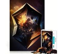 Puzzle di geometria spaziale difficile per adulti, 1000 pezzi, sfida mentale, svago rilassante, taglio preciso, regalo memorabile (38x26cm)