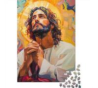 Puzzle di Gesù cristiano fai da te, puzzle di cartone premium per donne, uomini, regali per la festa dei bambini, 1000 pezzi (75x50 cm)