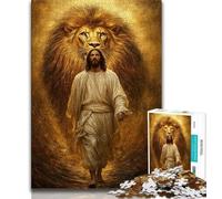 Puzzle di Gesù da 1000 pezzi per adulti 1000 pezzi gioco per famiglie regali di compleanno Sfida ad alta difficoltà (50x75cm)