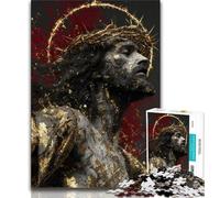 Puzzle di Gesù da 1000 pezzi per adulti e adolescenti gioco per famiglie regalo di compleanno Sfida ad alta difficoltà (50x75cm)