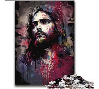 Puzzle di Gesù da 2000 pezzi, regalo per adulti, antistress, per ammazzare il tempo durante le vacanze, per migliorare l'amore tra coppie (70x100cm)