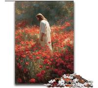 Puzzle di Gesù per adolescenti, 2000 pezzi, antistress, per ammazzare il tempo durante le vacanze, con poster abbinato e foglio di quiz (70x100cm)