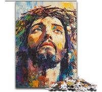 Puzzle di Gesù per adolescenti, gioco educativo intellettuale decomprimente per compleanni e Natale (50x75cm)