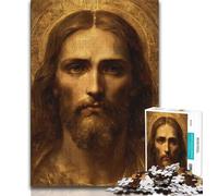 Puzzle di Gesù per adulti 1000 pezzi, aiuta il cervello ad allenare i giocattoli avvincenti per coltivare la pazienza Un'opera d'arte (38x26cm)