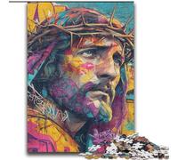 Puzzle di Gesù per adulti e adolescenti, perfetti per le serate di gioco, giocattolo colorato da regalare a casa (70x100cm)