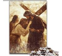 Puzzle di Gesù per adulti e adolescenti, puzzle per età 14 anni e oltre, gioco di Natale antistress, regali per donne (50x75cm)