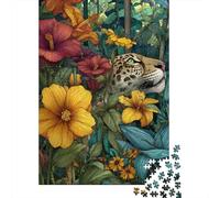 Puzzle di grandi dimensioni del mondo animale, adatti ad adulti, bambini e adolescenti, con elevata difficoltà e forme uniche, 500 pezzi (52x38 cm)