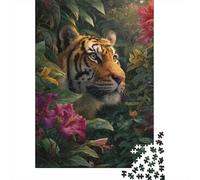 Puzzle di grandi dimensioni del mondo animale, adatti ad adulti, bambini e adolescenti, con elevata difficoltà e forme uniche, 300 pezzi (40x28 cm)